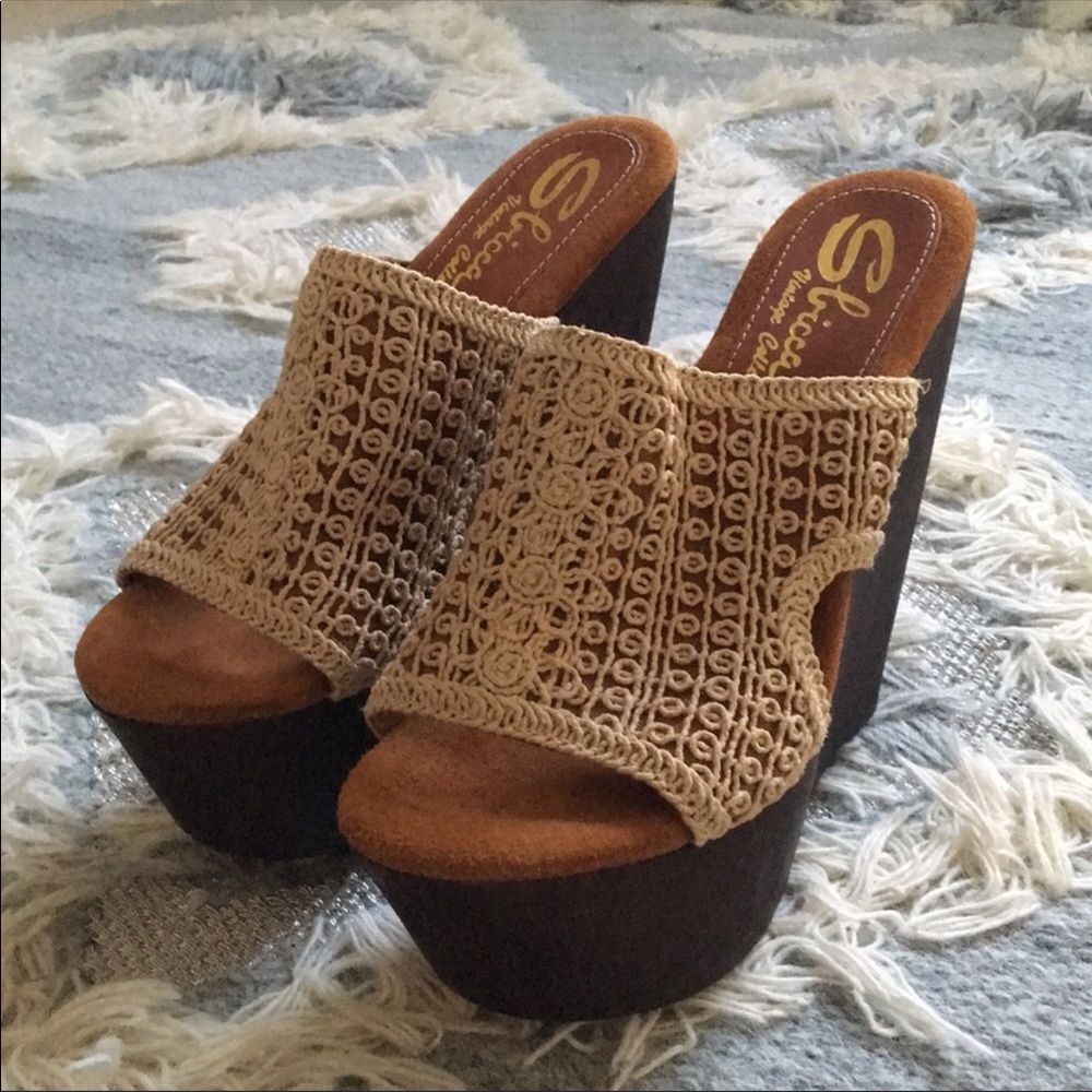Sbicca vintage collection platforms.